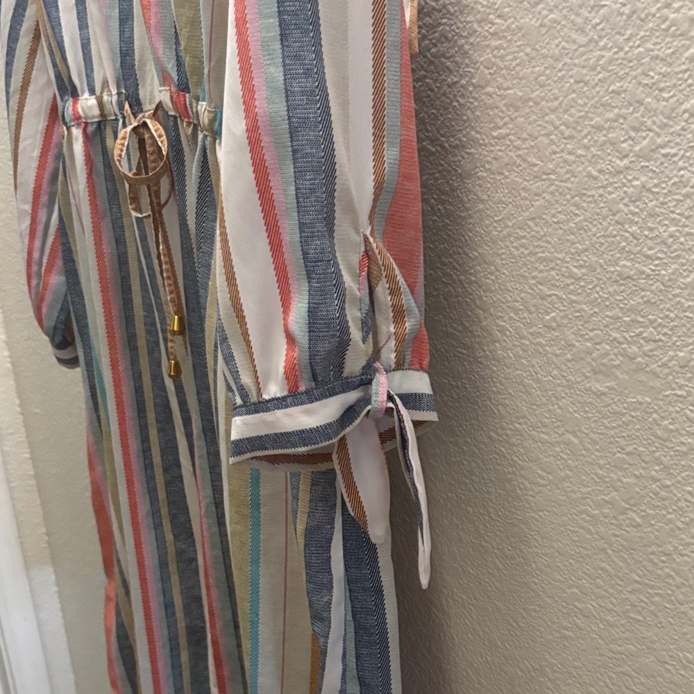 Blush Multicolor Striped Dress - Picture 4 of 4